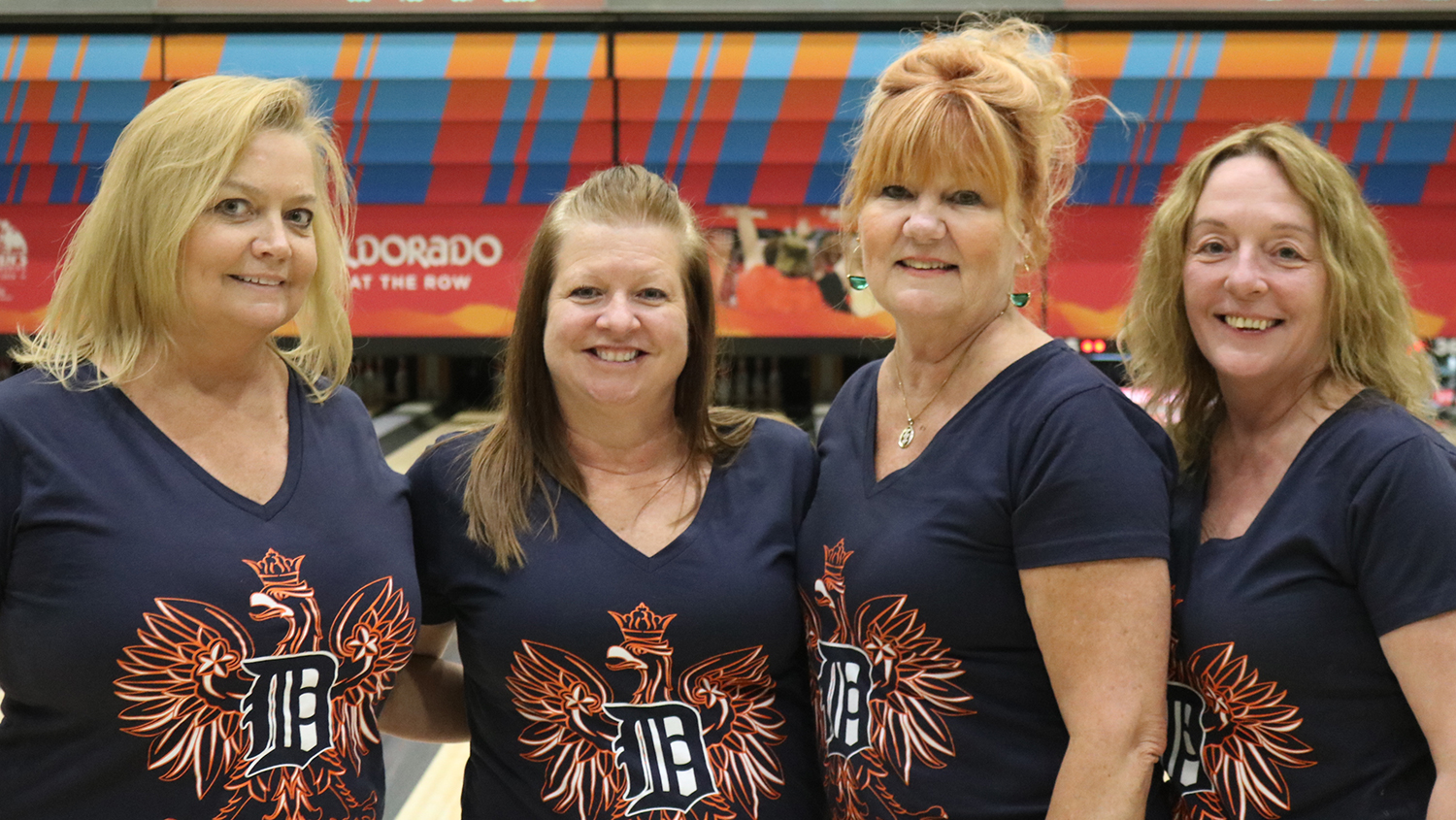 The members of WHATEVER at the 2024 USBC Women's Championships